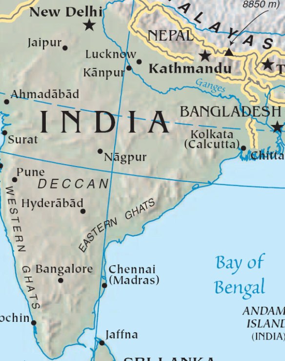 Calcutta map